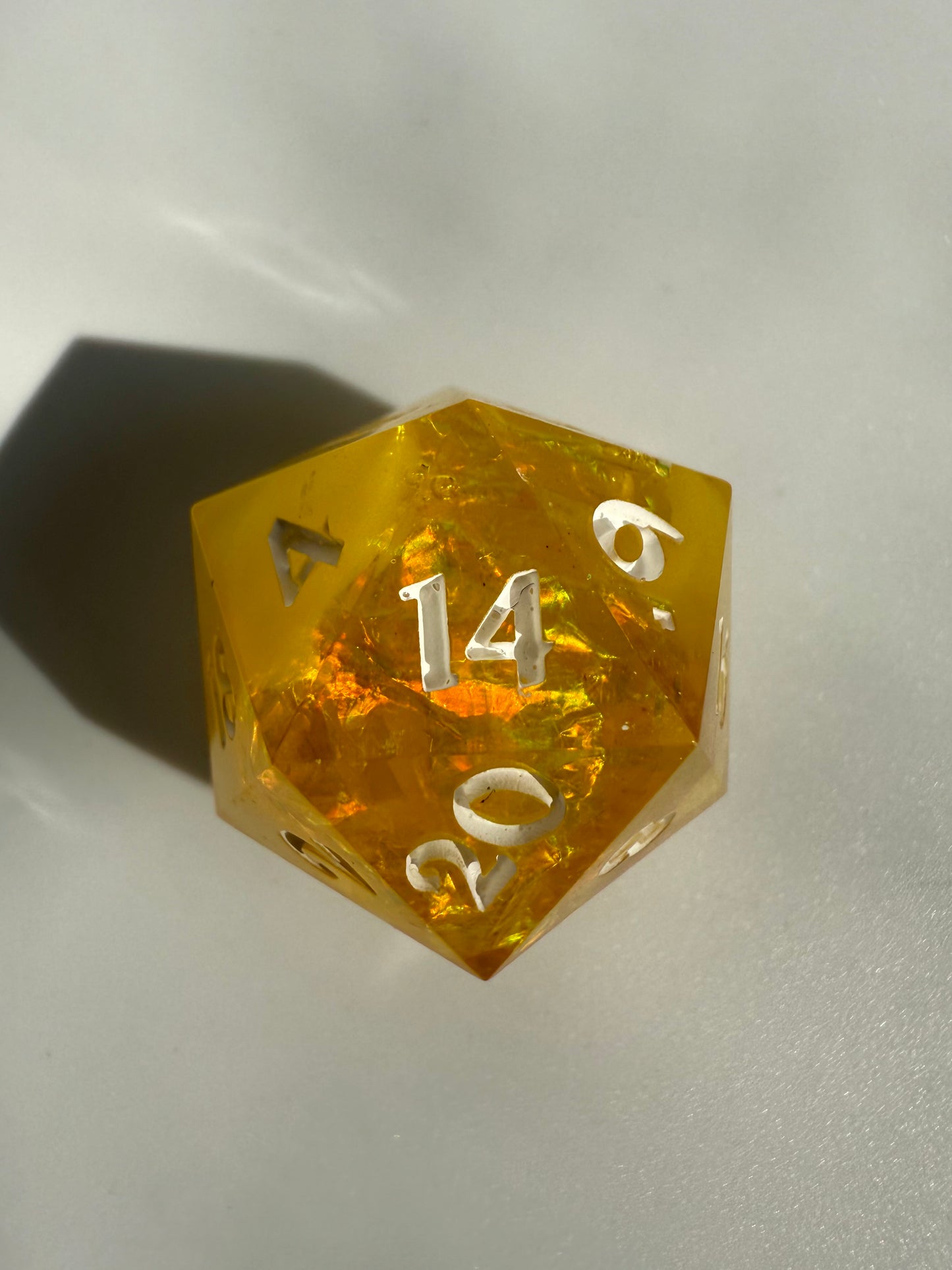 Lightning Yellow Single D20