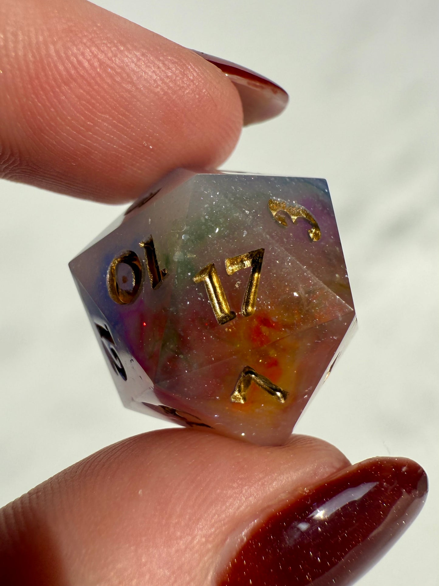Cloudy Rainbow Single D20