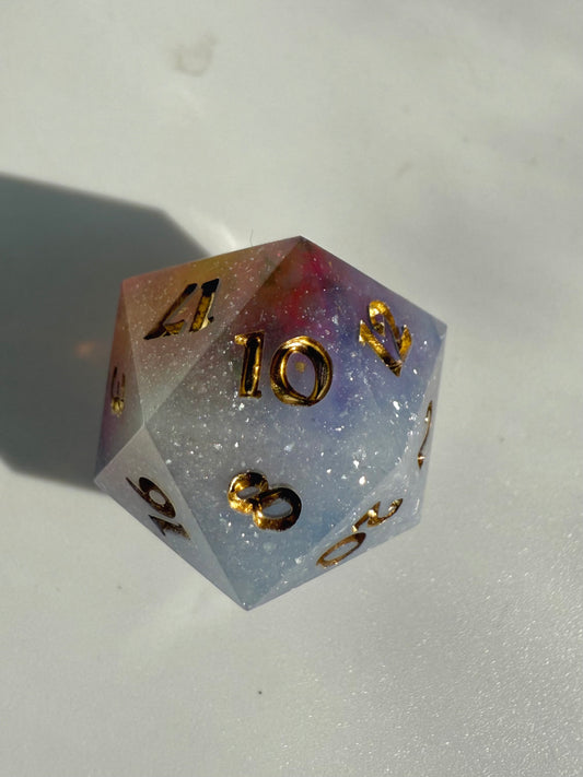 Cloudy Rainbow Single D20